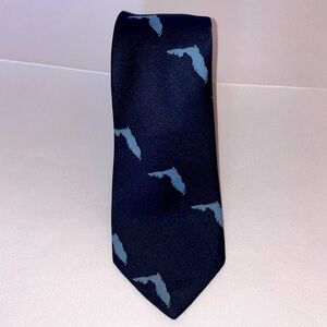 Florida Navy Blue Tie State of Florida 229